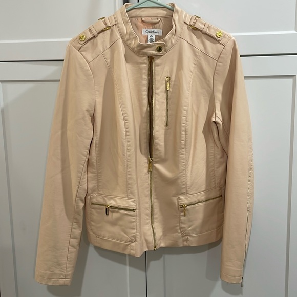 Calvin Klein Jackets & Blazers - Calvin Klein Faux Leather Jacket